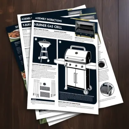 expert grill 5 burner Gas Grill assembly instructions​